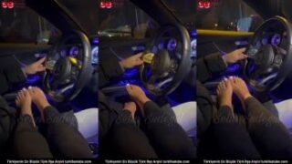 Selin03 Arabayı Kullananın Ağzına Ayak İstedi